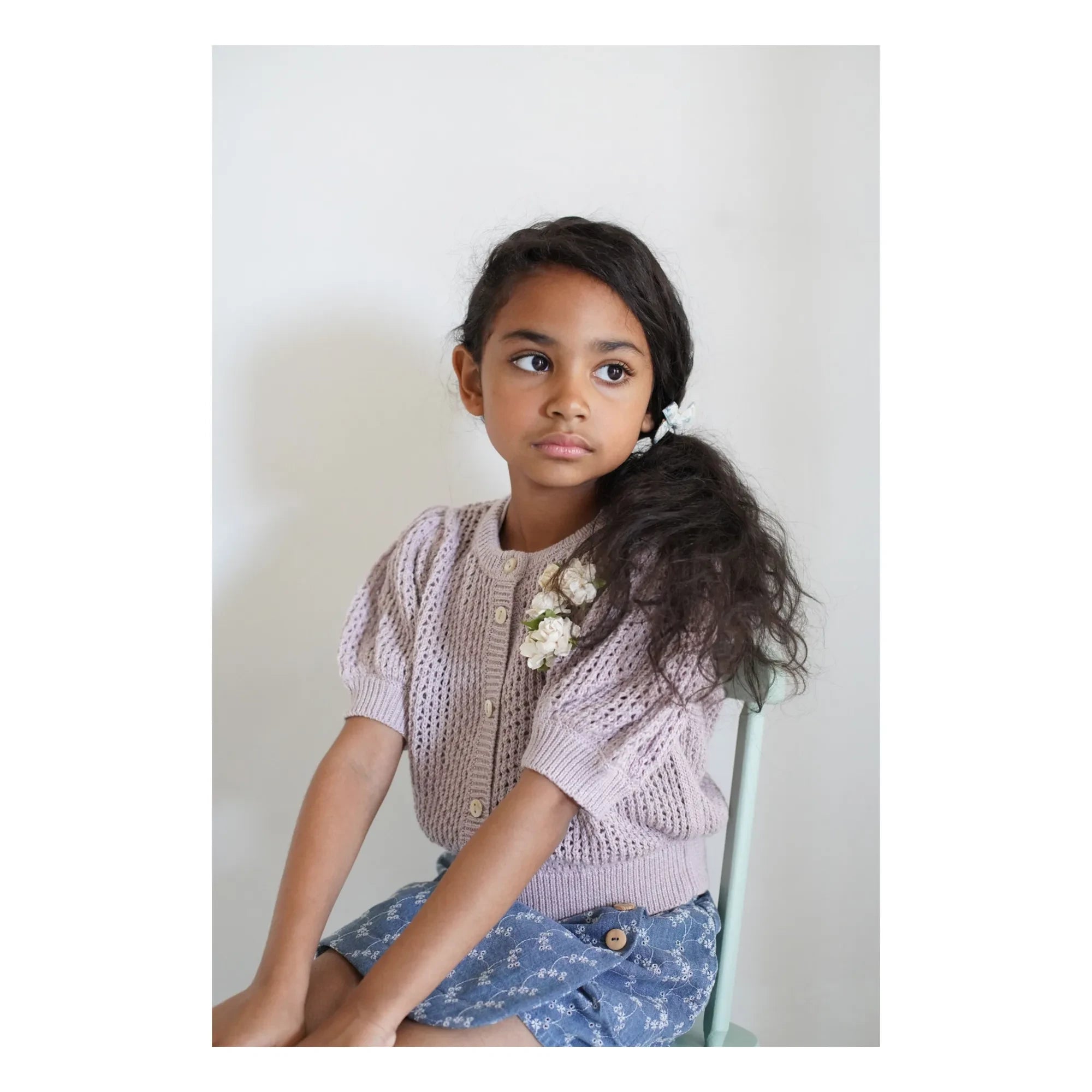 Soor Ploom - Minifalda vaquera color oliva | Azul