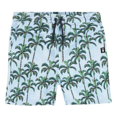 Tumble N'Dry - Pantalón corto Melanesia Palm | Azul claro