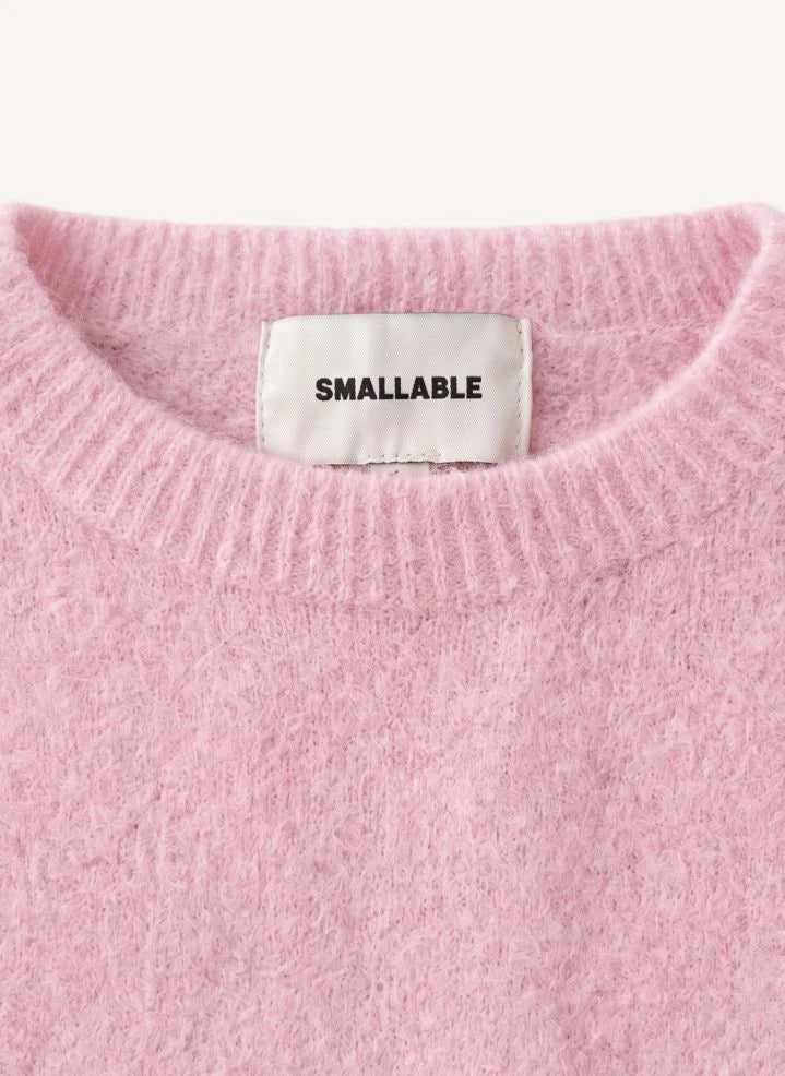 Smallable Woman - Bertille Suéter de Alpaca y Lana | Rosa Pálido