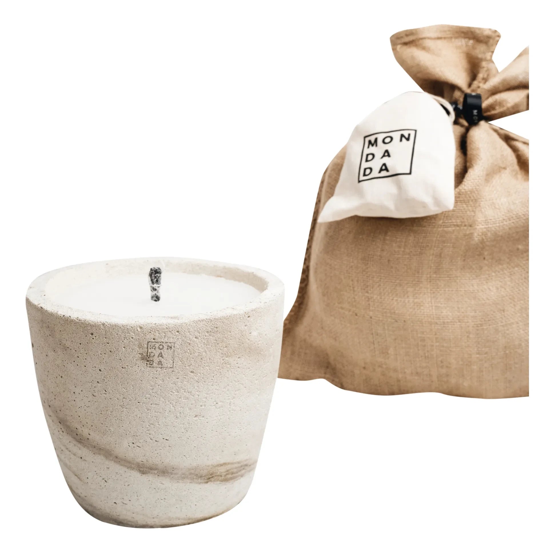Mon Dada - Vela de exterior con aroma neutro - L | Blanco/Crudo