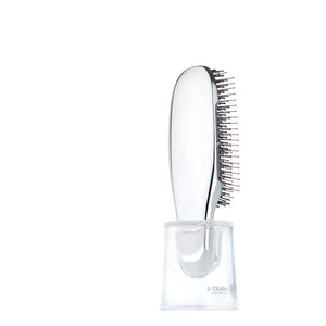 S.Heart.S - Cepillo para cabello Mini Scalp+ para cabellos gruesos | Plateado
