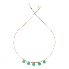 Ivarene - Collar de 5 Gotas | Crisoprasa