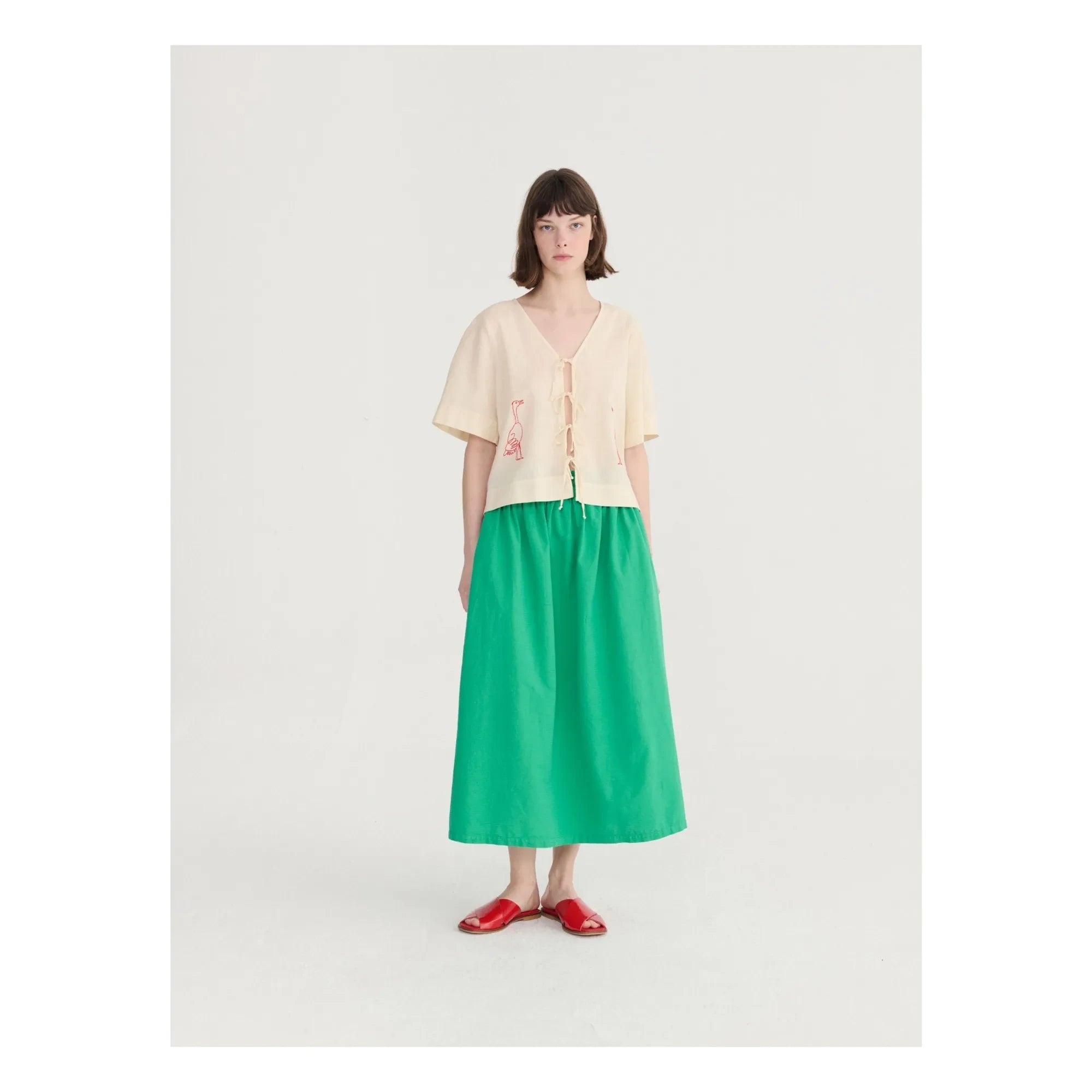 Bobo Choses - Falda, Algodón Orgánico | Verde