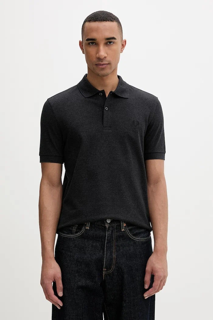 Camiseta de hombre de algodón con cuello de Fred Perry