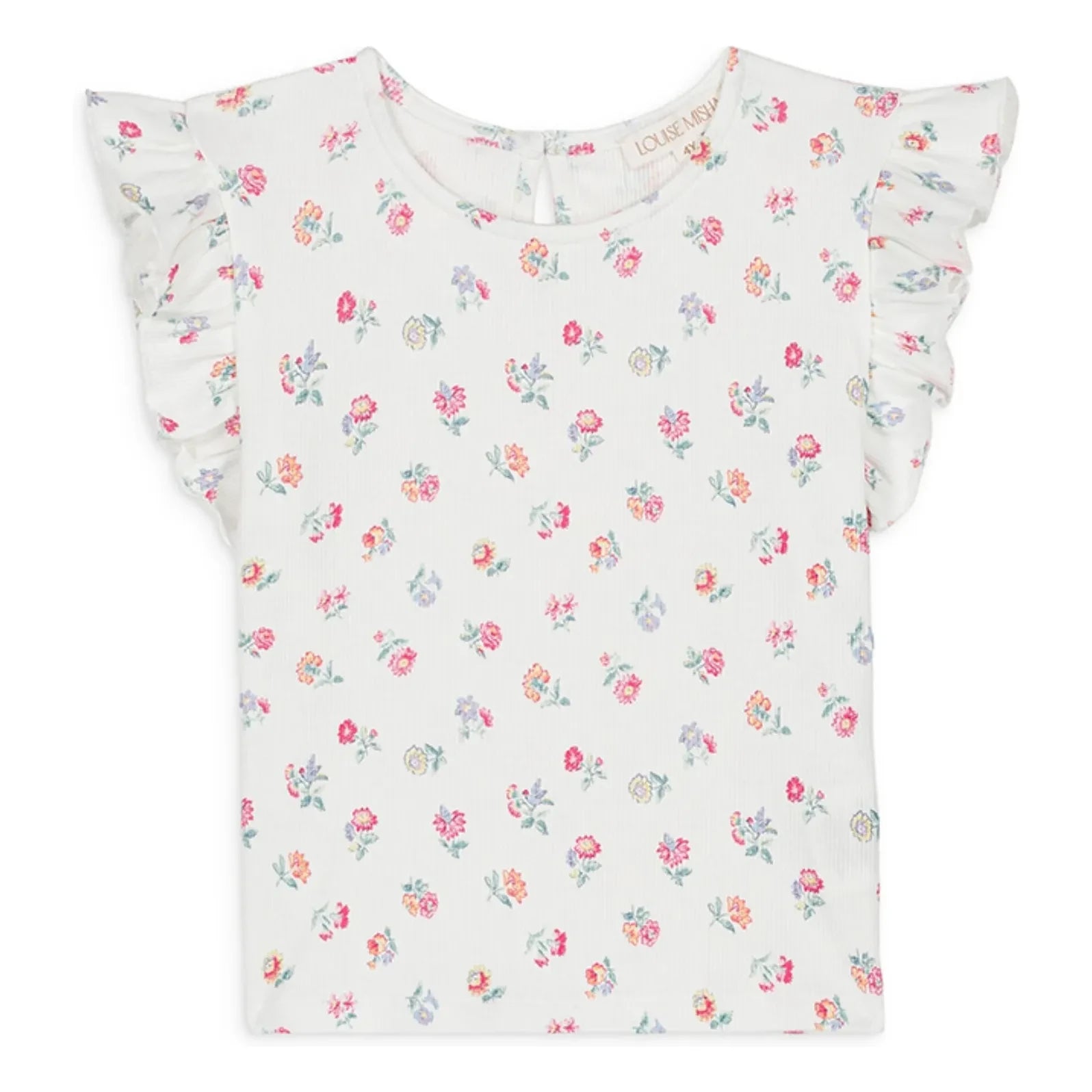 Louise Misha - Camiseta Hermance | Blanco