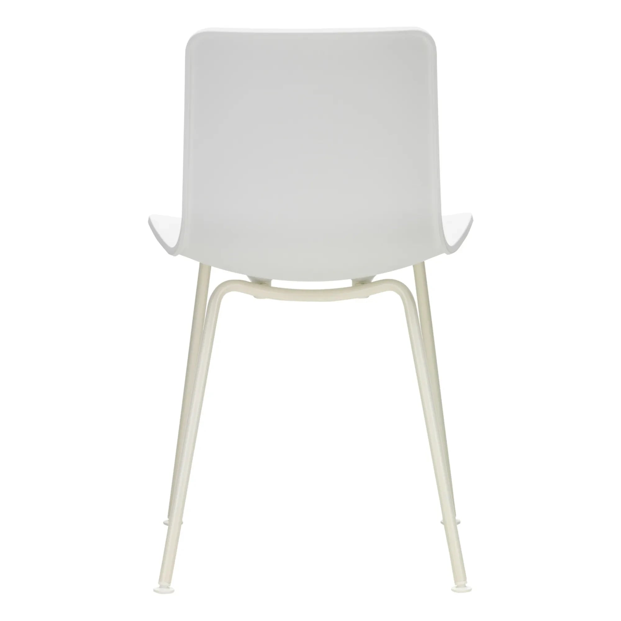 Vitra - Silla con patas de tubo Hal RE - Jasper Morrison | Algodón Blanco