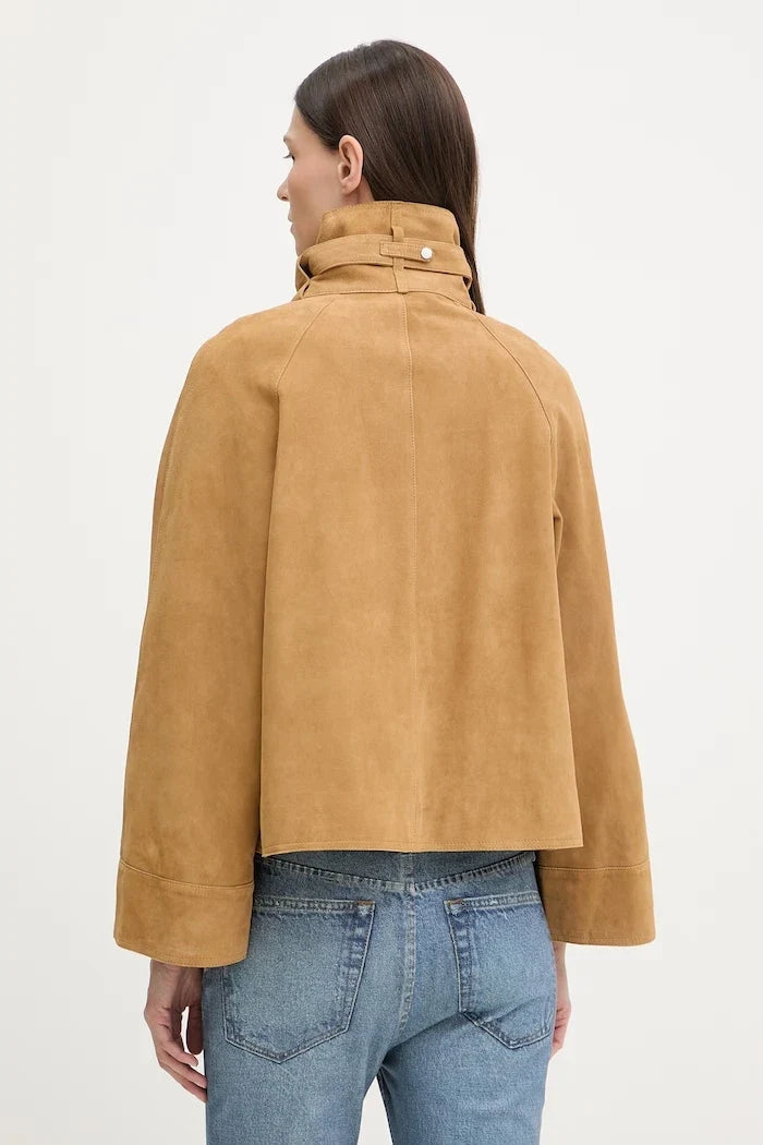 AllSaints chaqueta de motero de ante RHODES para mujer