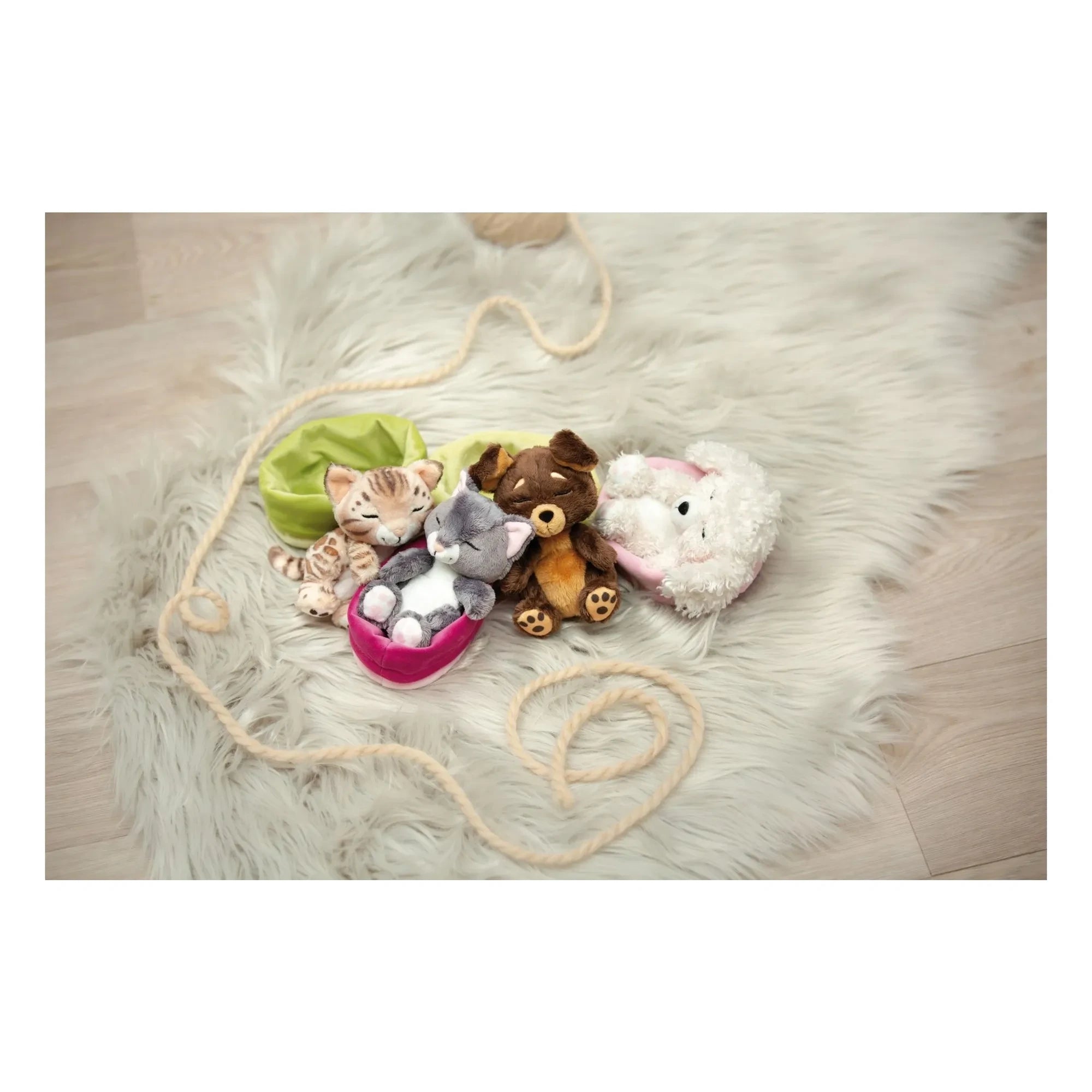 Nici - Peluche gato - Mascotas durmientes | Gris