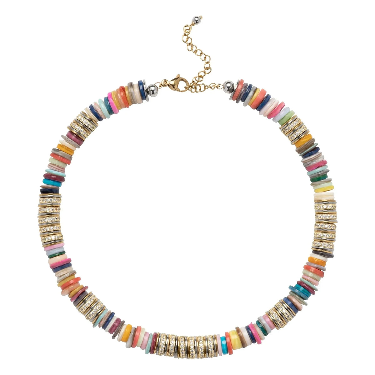 Sigal - Collar Rondelle esculpido | Oro