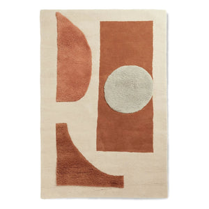 Ferm Living Kids - Alfombra Bloco | Terracota