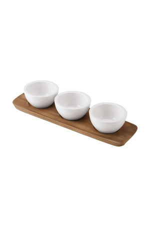 Villeroy & Boch Juego de Salseras Artesano Original con Soporte (3 Piezas)