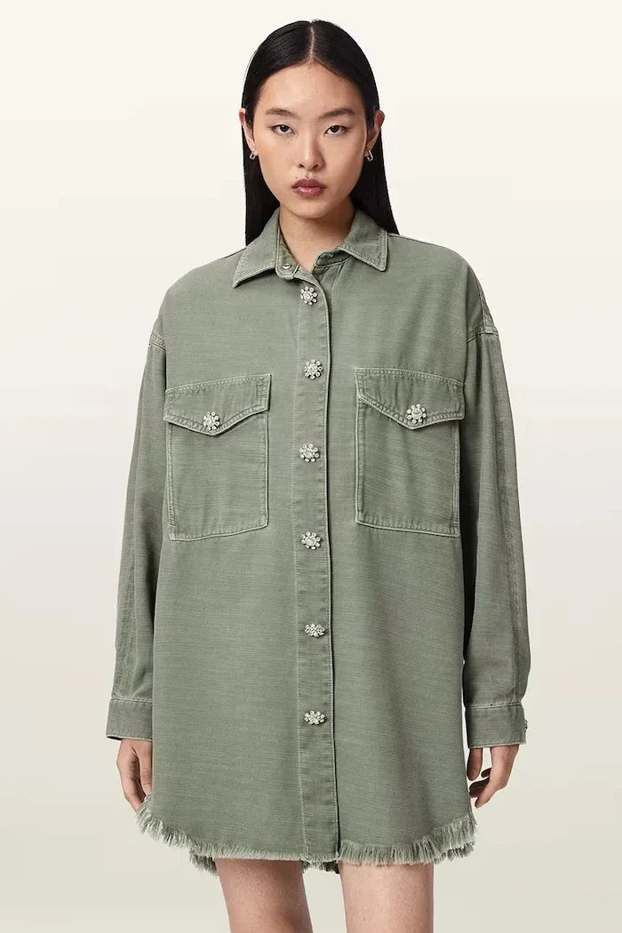Vestido camisero de lyocell HETTIE de AllSaints