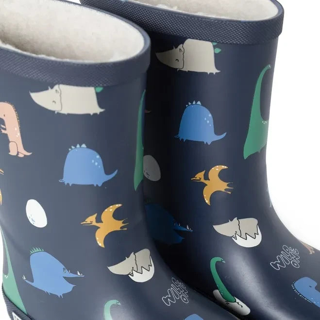 Liewood - Mason Botas de lluvia de dinosaurio | Azul marino