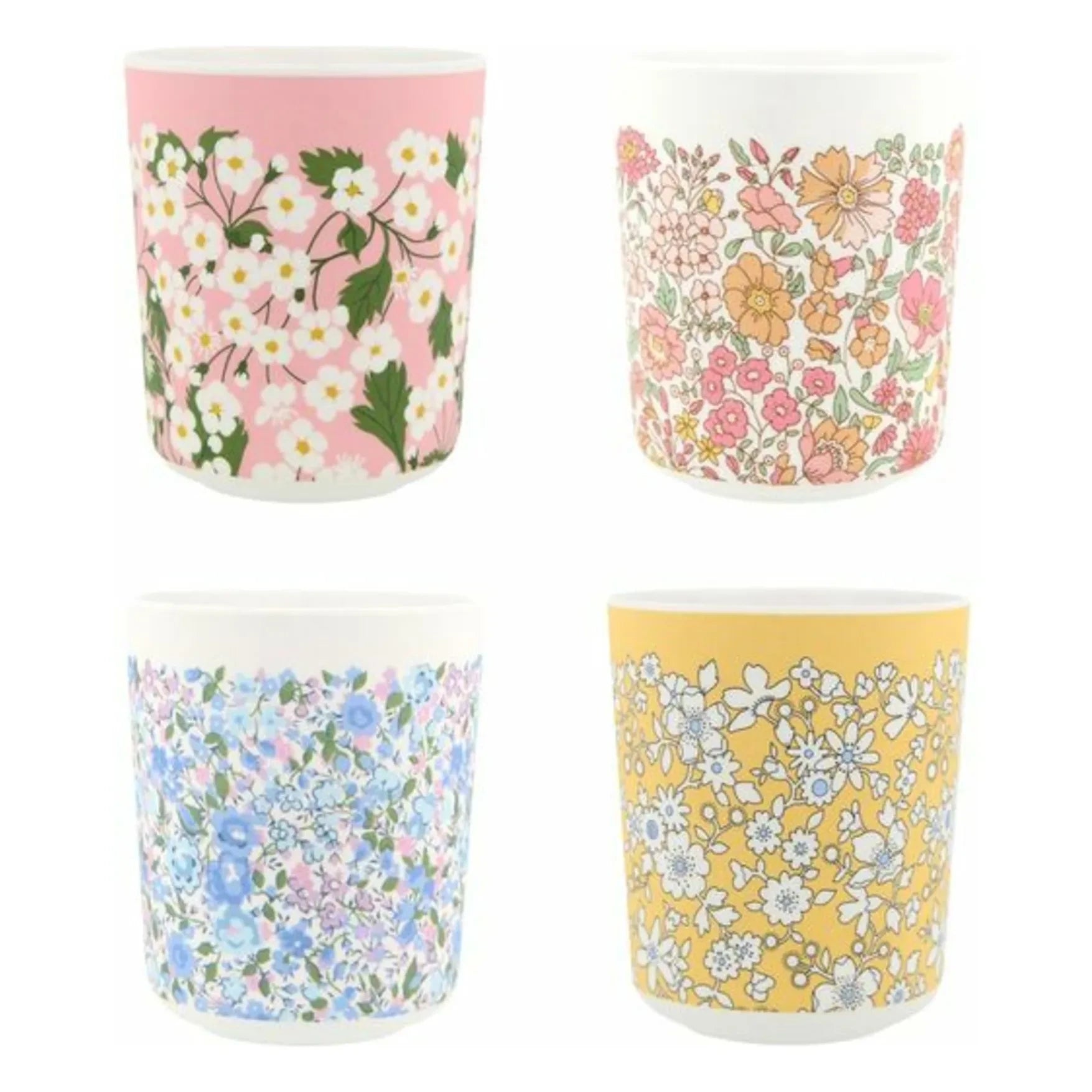 Meri Meri - Vasos de melamina - Meri Meri x Liberty - Set de 4