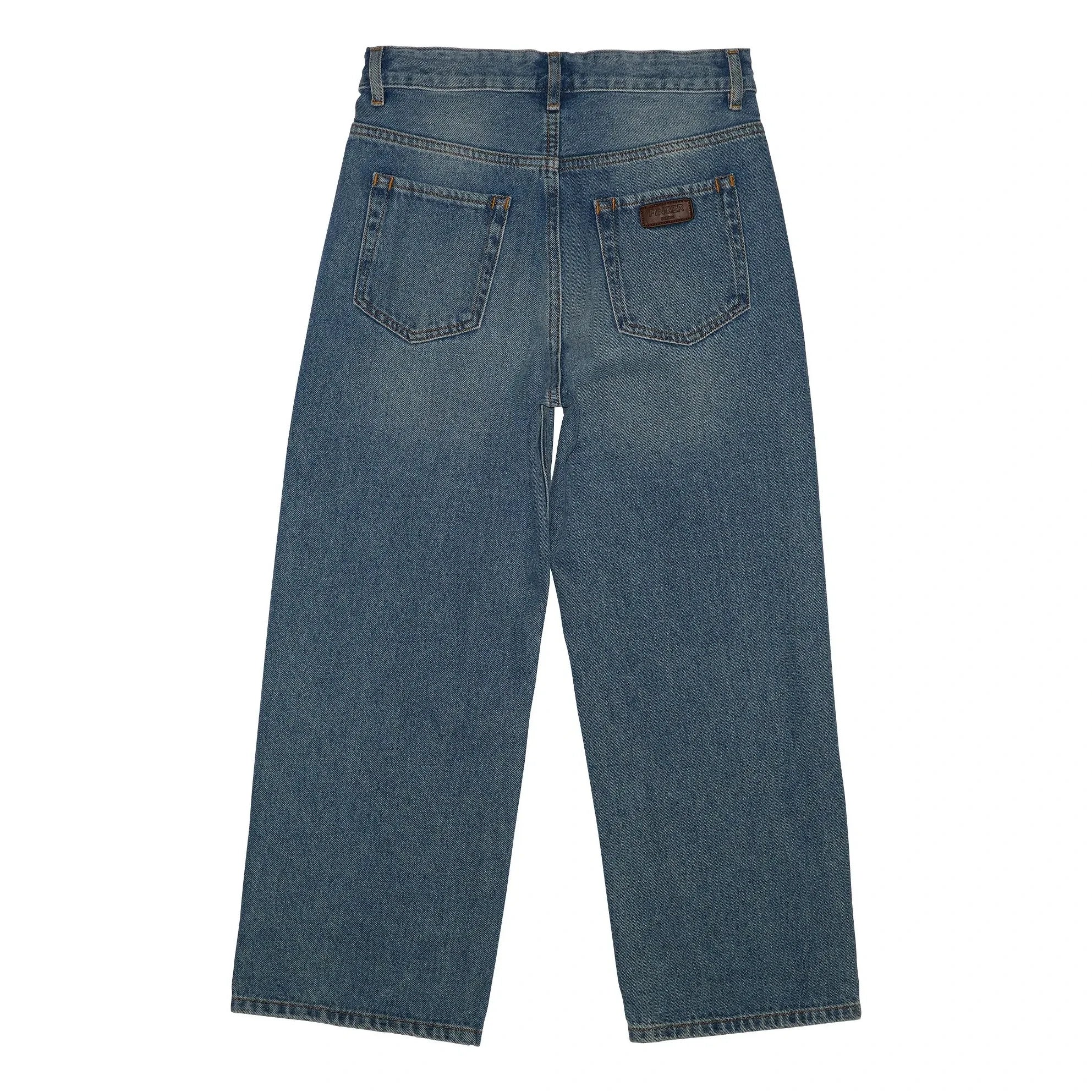 Finger in the nose - Jean Large Rodeo | Azul denim