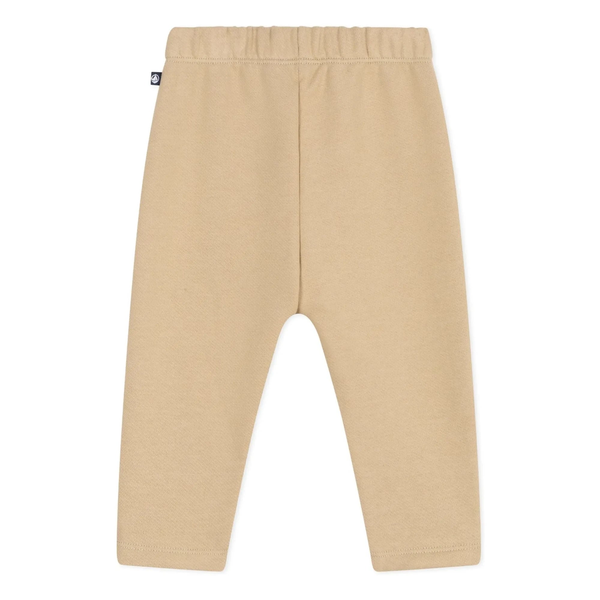 Petit Bateau - Jogger con bajos elásticos uni | Beige