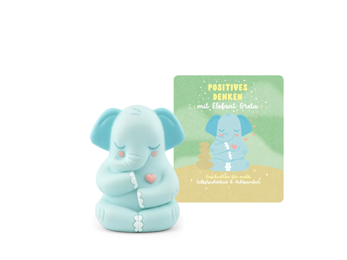 Tonies - Alemán [DE] Cuentos con el Elefante Greta para Pensar en Positivo - Historias para Más Autoestima y Conciencia - Pensar en Positivo con el Elefante Greta