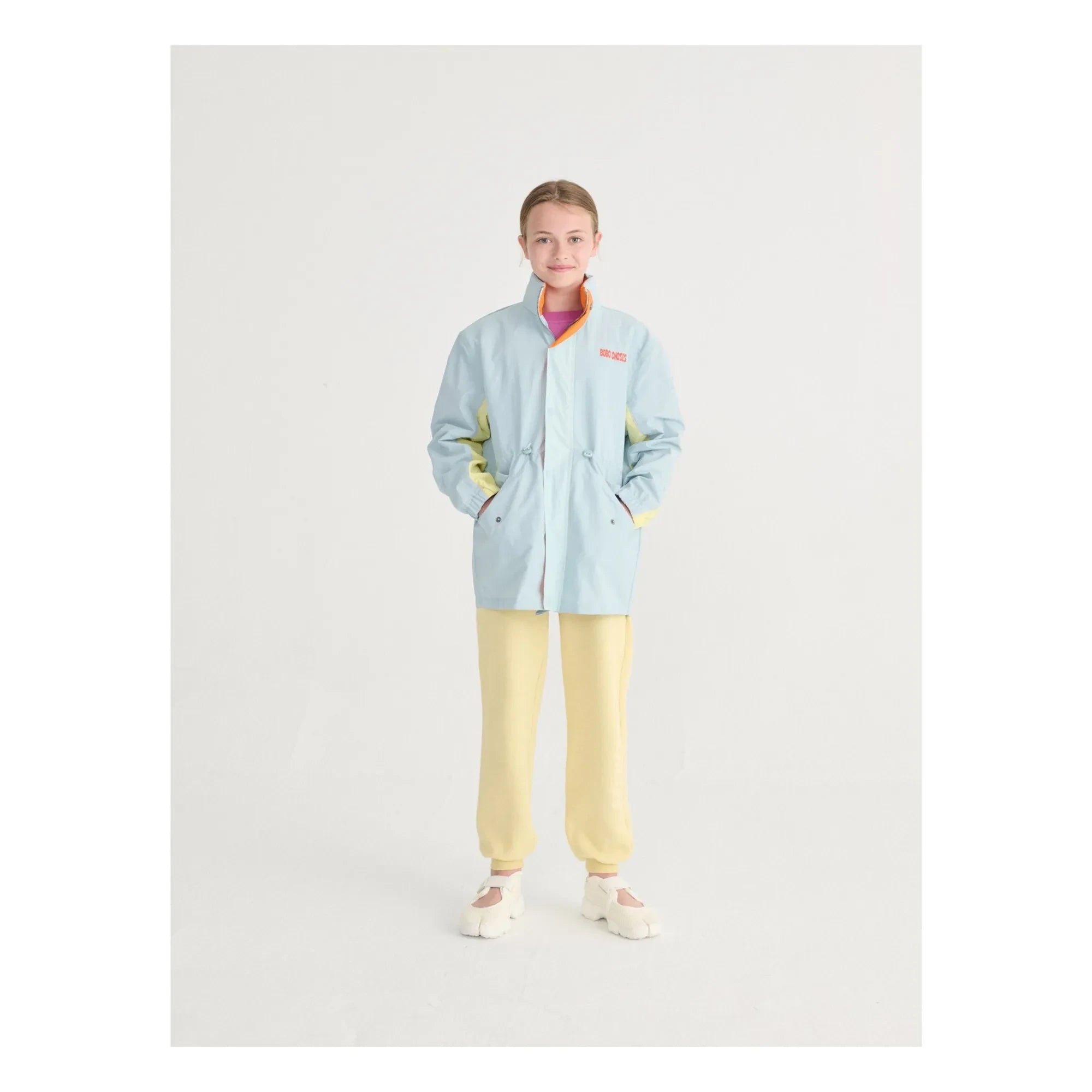 Bobo Choses - Chaqueta Impermeable de Fibra Reciclada | Azul Claro