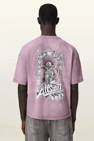 Camiseta de hombre de algodón y elastano de AllSaints, modelo AVALON