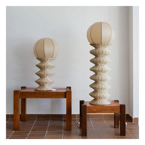 Honoré - Lámpara de Mesa Bilba Rattan | Natural