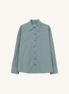 Cordera - Camisa de cuadros de algodón | Azul