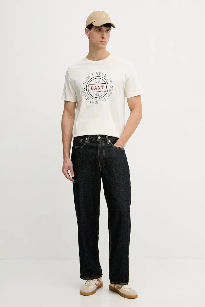 Camiseta de algodón para hombre Gant