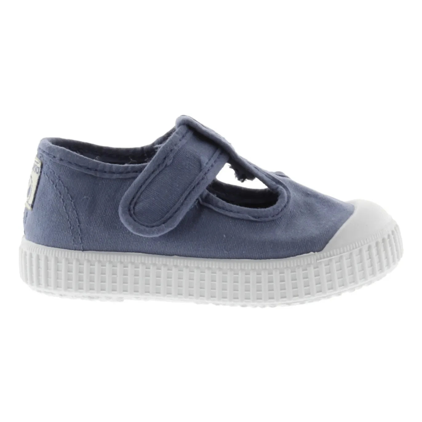 Victoria - Sandalias deportivas de lona con velcro | Azul