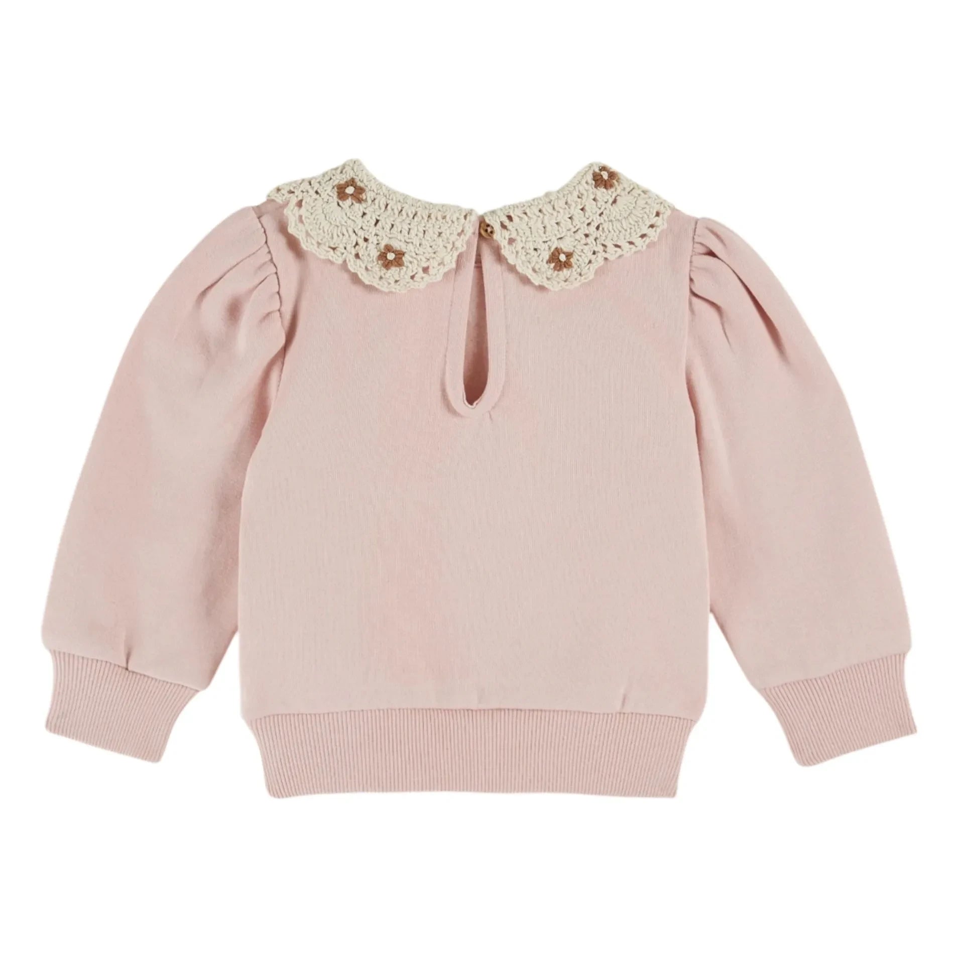 Emile et Ida - Sudadera Claudine Yaka de Algodón Orgánico | Rosa