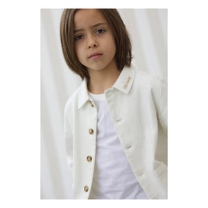 Lililotte - Chaqueta de algodón orgánico Vick | Marfil