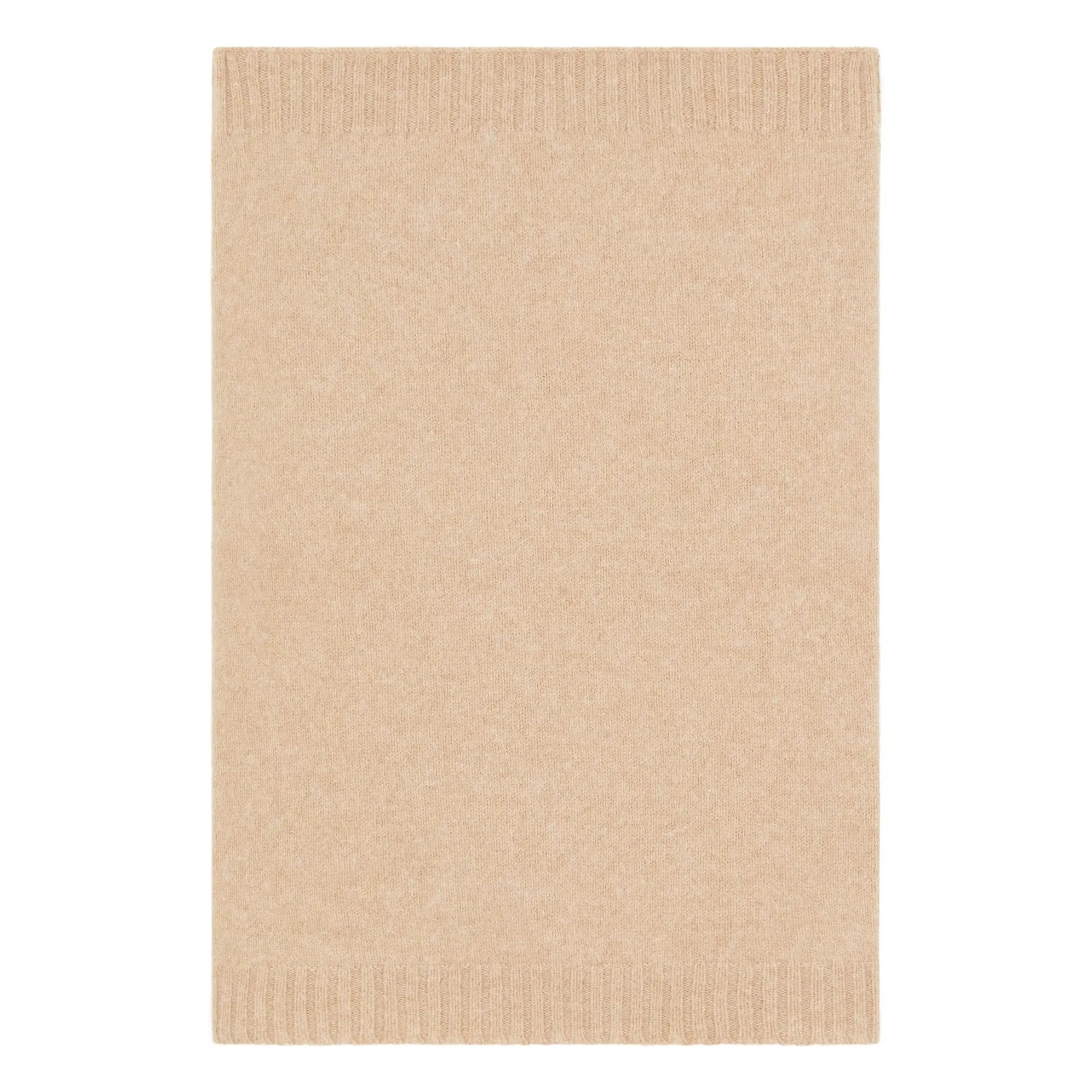 SMALLABLE BASICS - Braga de cuello de lana virgen | Beige jaspeado
