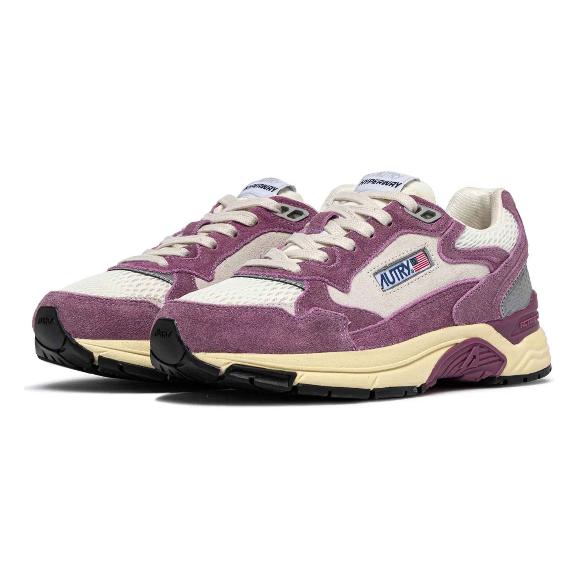 Autry - Zapatillas Basket Hyperway Low Bicolor Ante | Morado