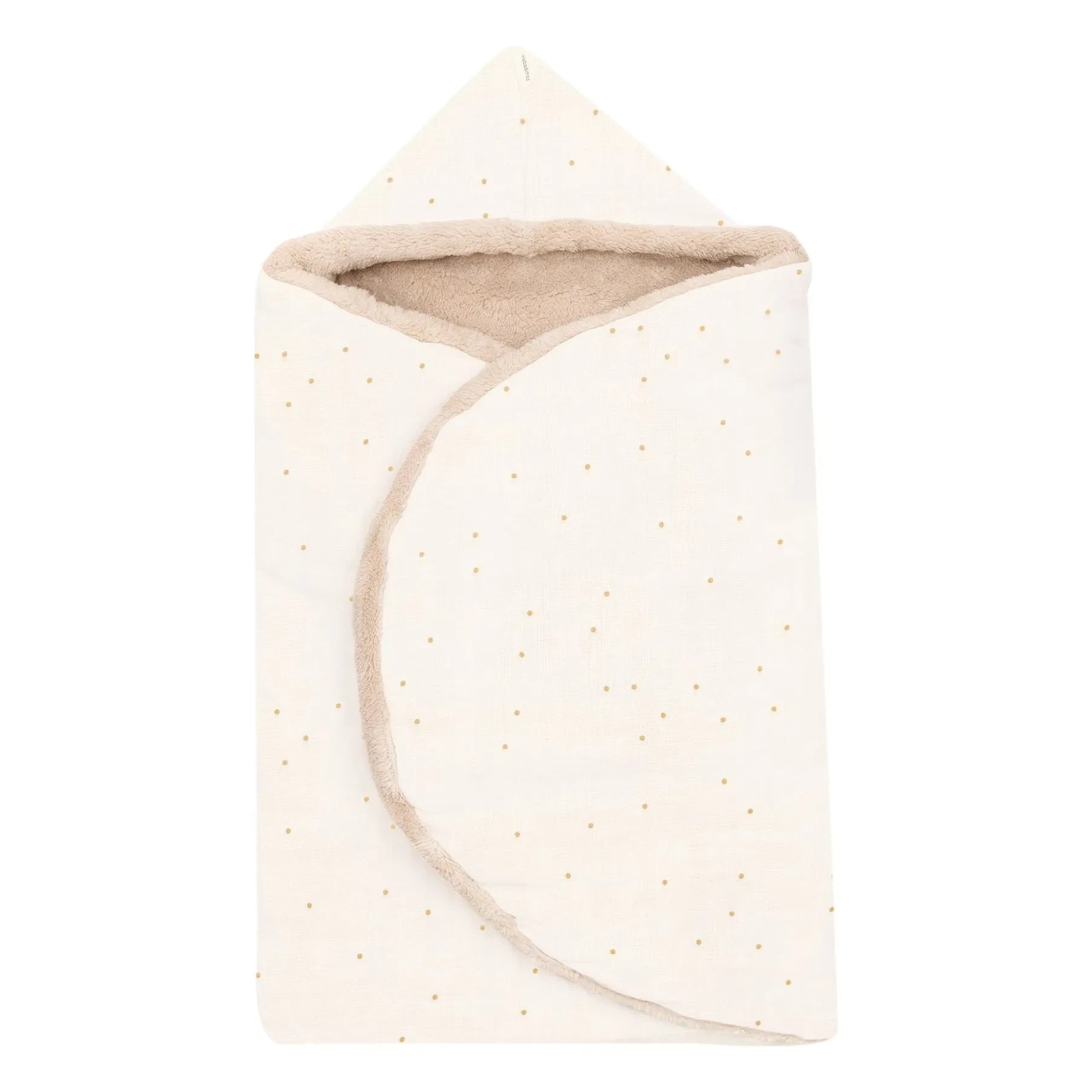 Nobodinoz - Saco de dormir Cozy Wabi Sabi Sweet Dots | Beige