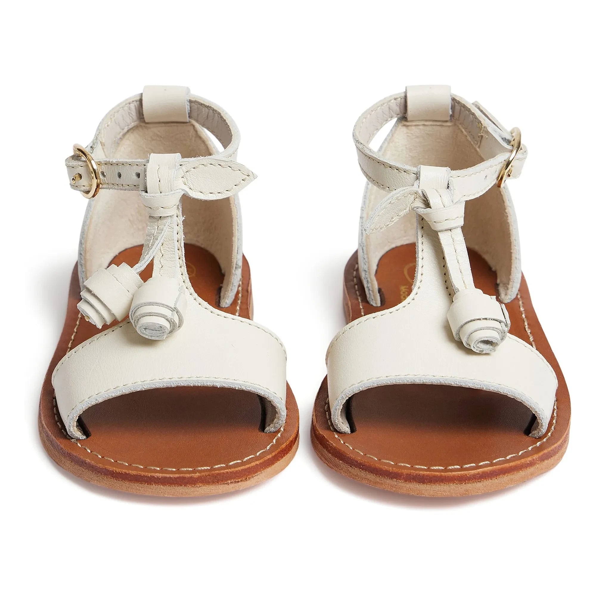 Bonpoint - Sandalias Elmas Cerise | Crema