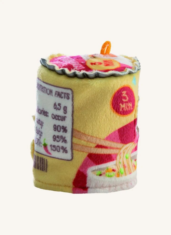 Nici - Panda de Peluche Rojo Akai y Disfraz de Fideos | Naranja