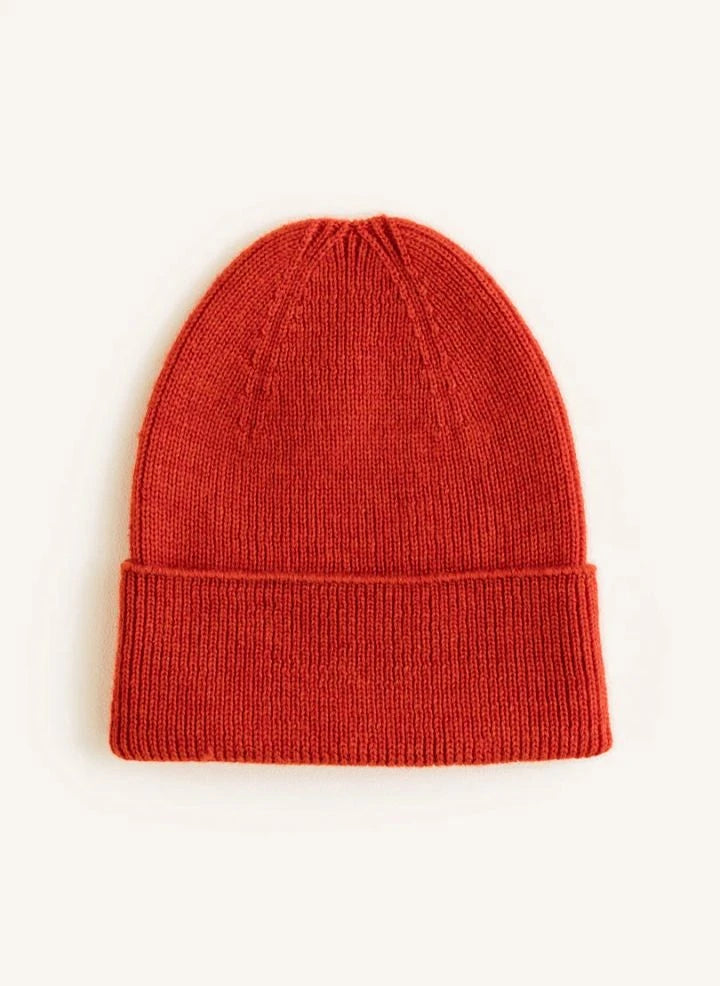 Hvid - Gorros de lana merina Fonzie | Rojo