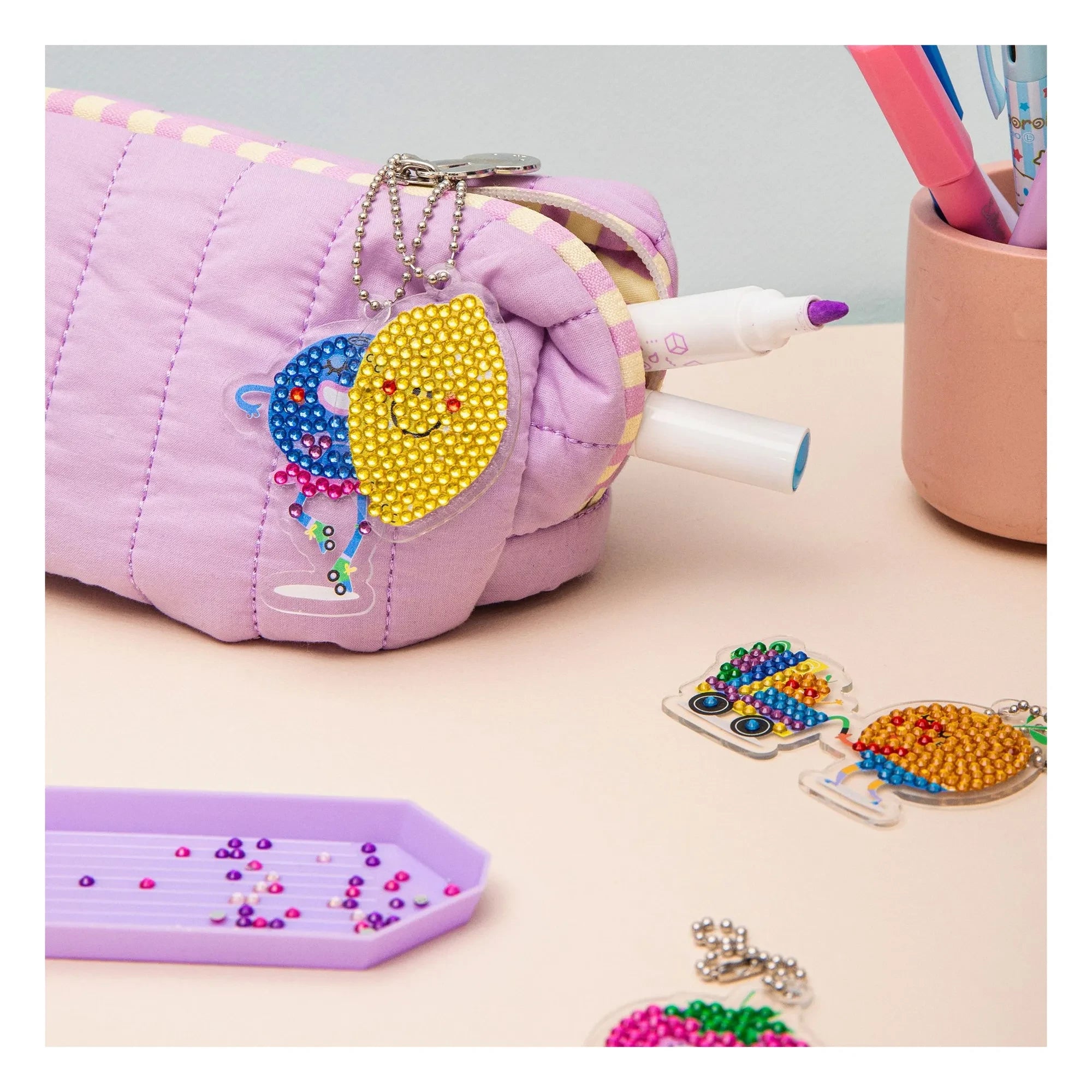 La Petite Épicerie - Kit de pintura de diamantes para niños - Llavero