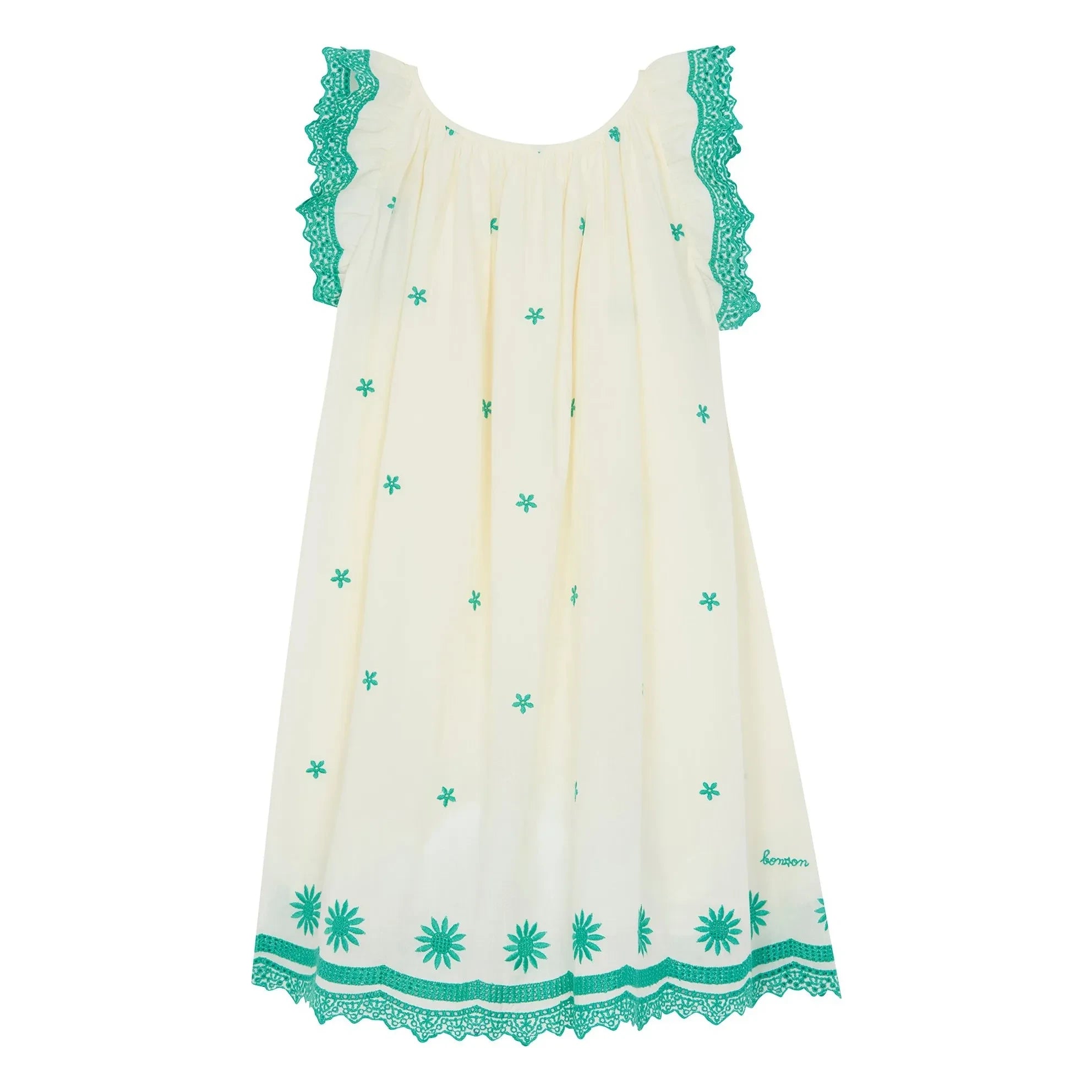 Bonton - Vestido con volantes Lena | Crudo