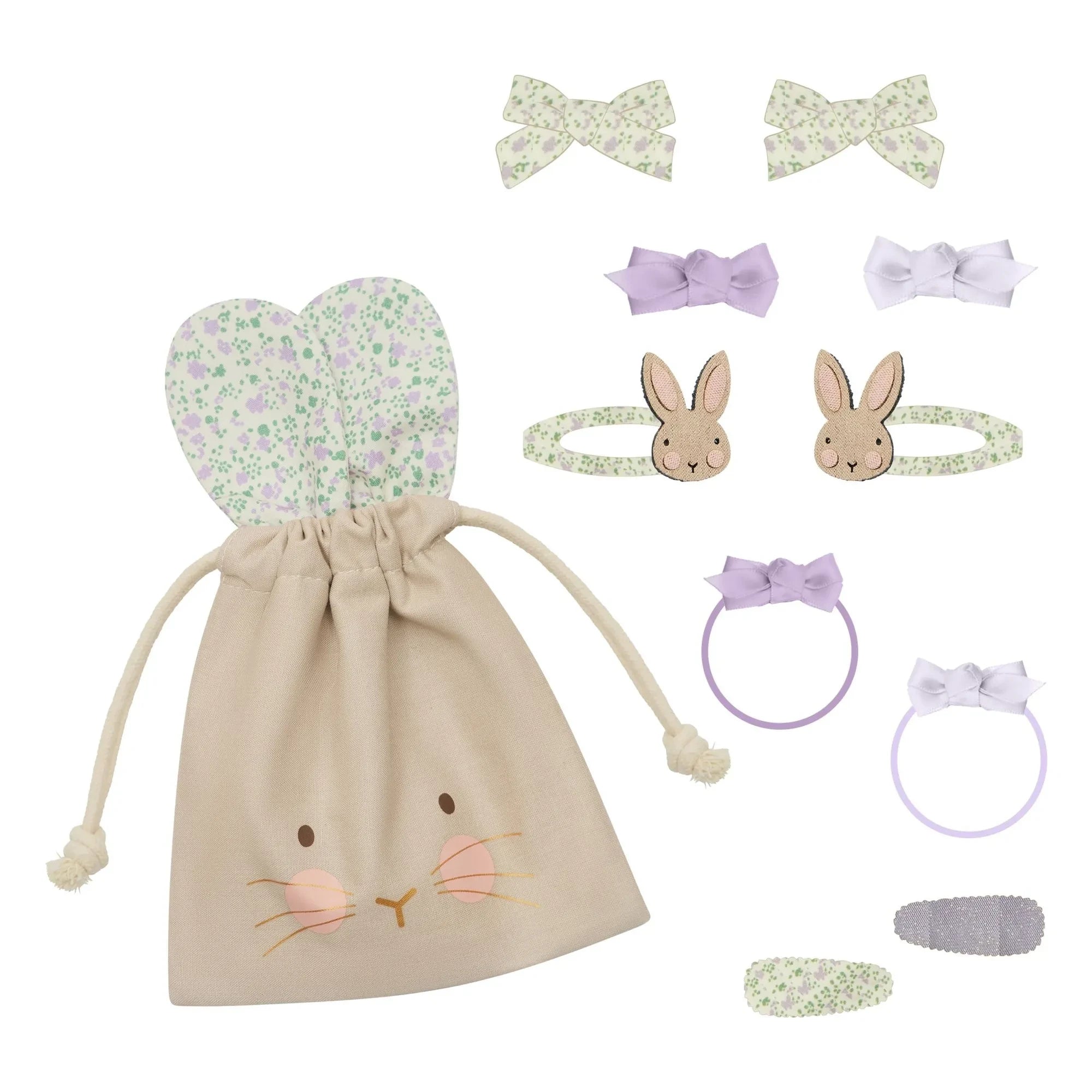 Mimi & Lula - Conejo de Pascua de Fieltro | Verde