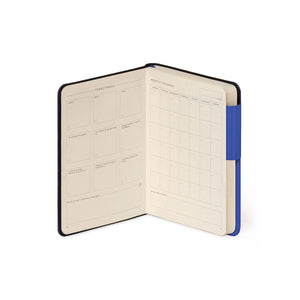 Legami - Cuaderno con Páginas en Blanco y Funda Suave Monocromática - Azul Ecléctico - Mi Cuaderno