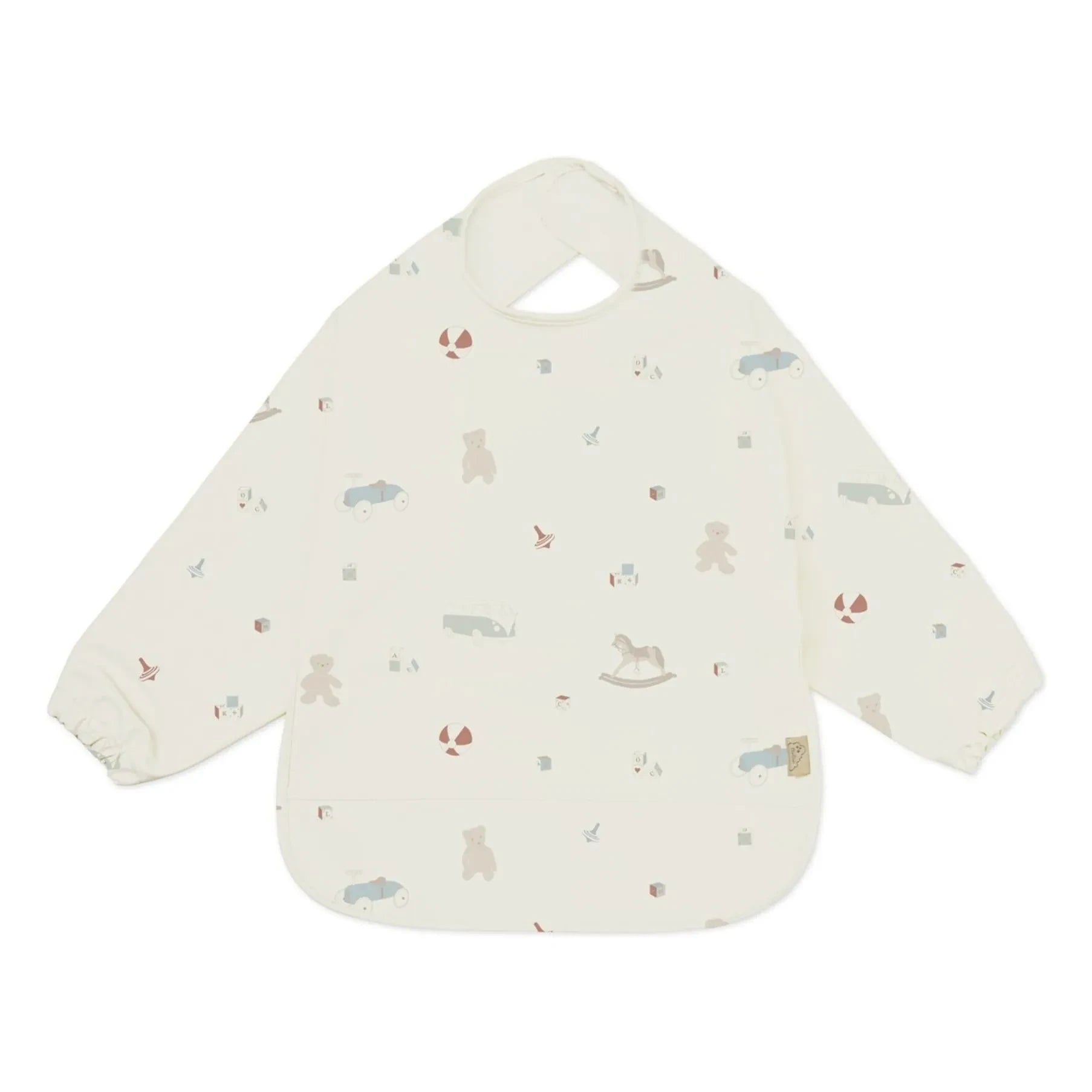 Cam Cam - Babero con mangas Vintage Toys | Beige
