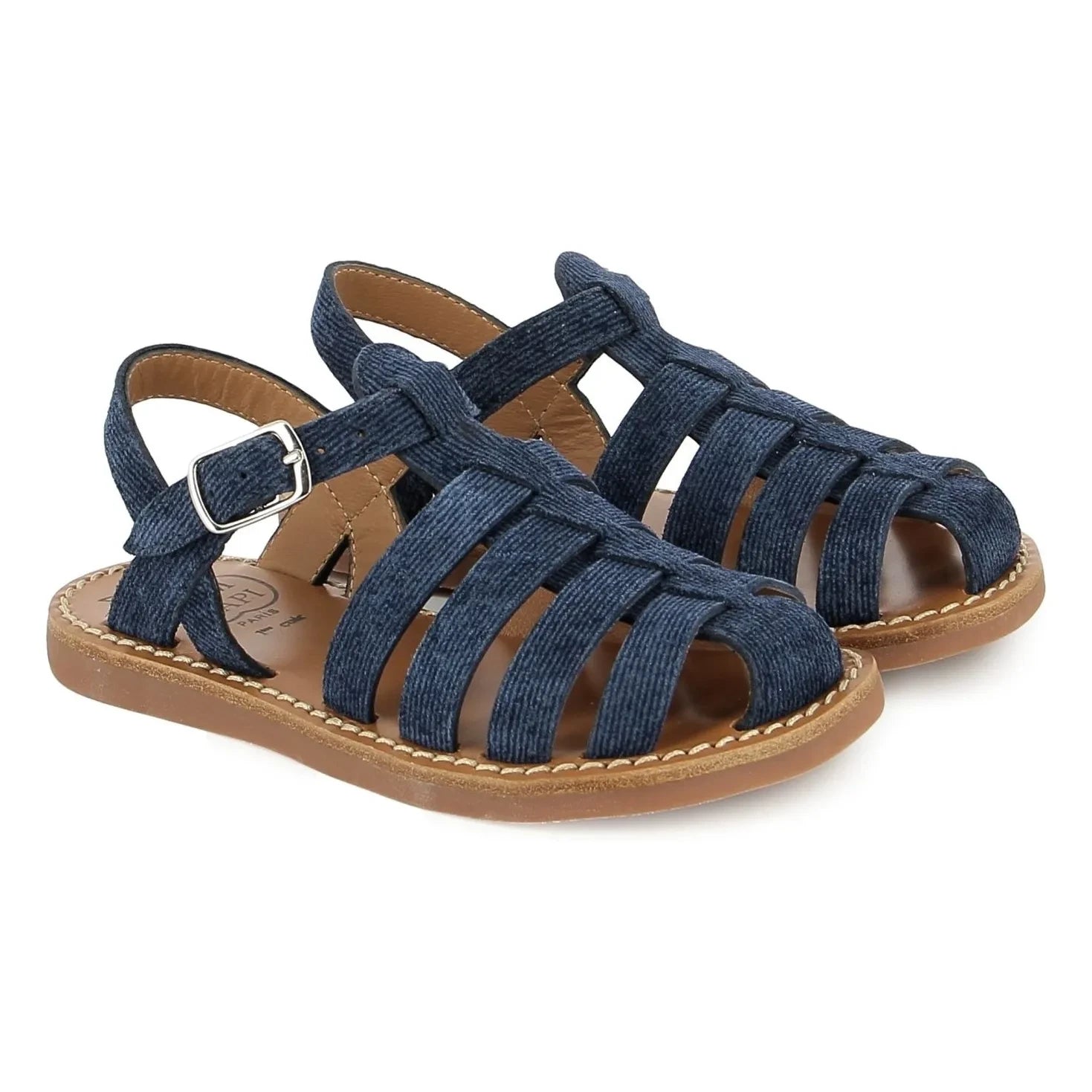 Pom d'Api - Sandalia Beach-Stitch Dad | Vaquero