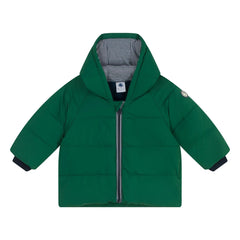 Petit Bateau - Abrigo Acolchado | Verde Cromo