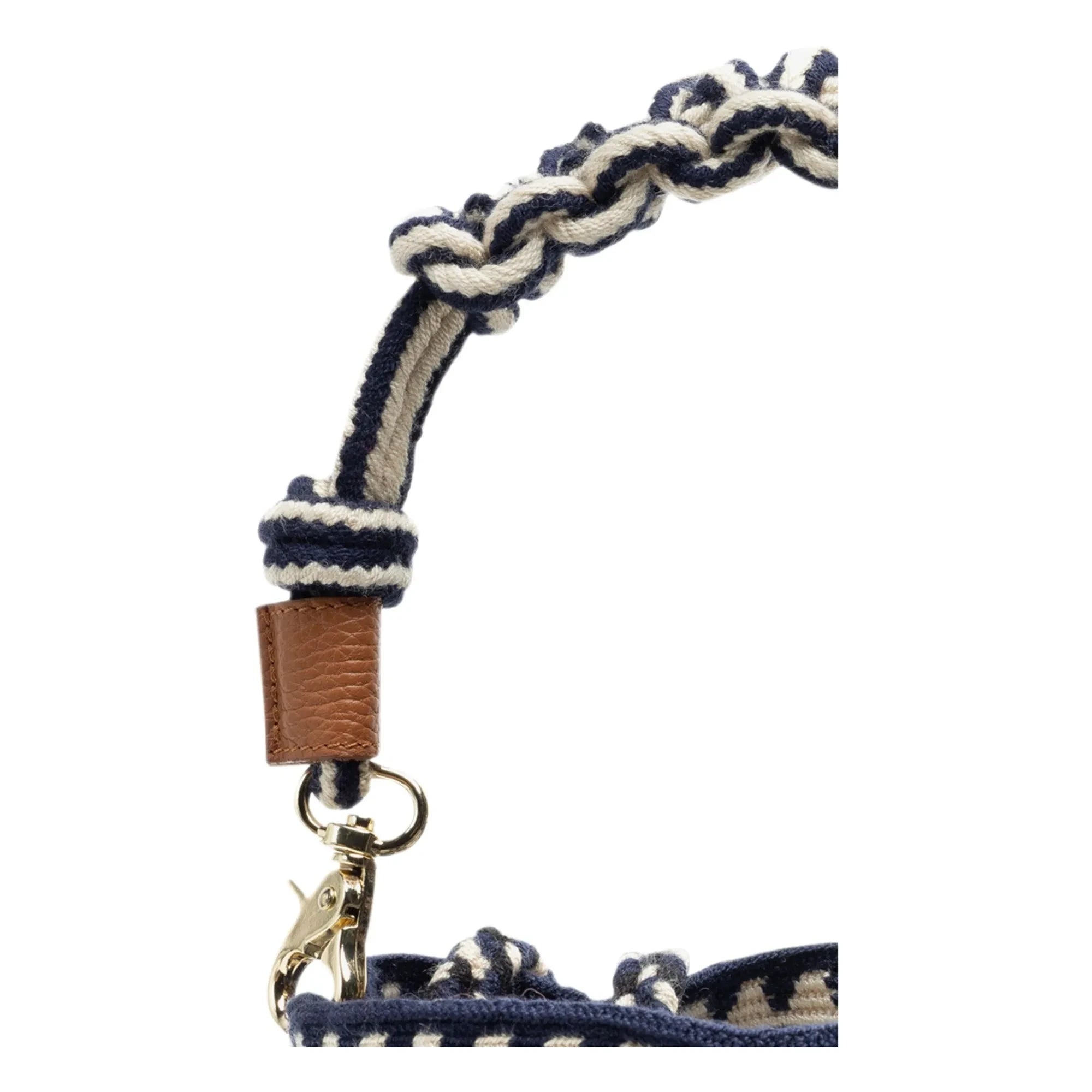Guanábana - Bolso de macramé Mitra | Azul marino