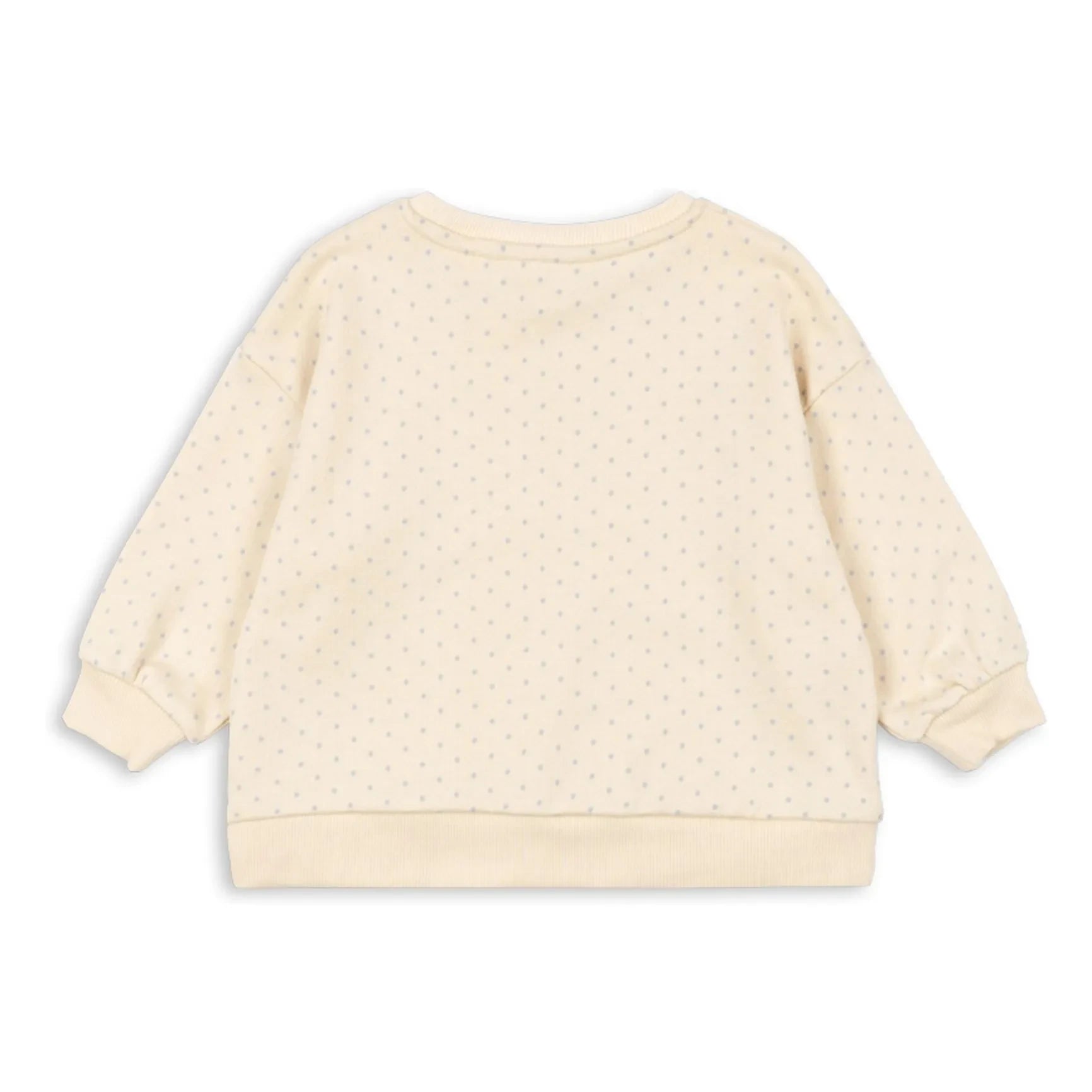 Konges Sløjd - Sudadera Loupy Pois de Algodón Orgánico | Crudo