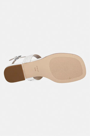 Sandalia plana de cuero para mujer MICHAEL Michael Kors Marcia Thong Sandal