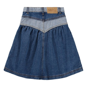 Molo - Becca Denim Organik Pamuk Etekler | Mavi