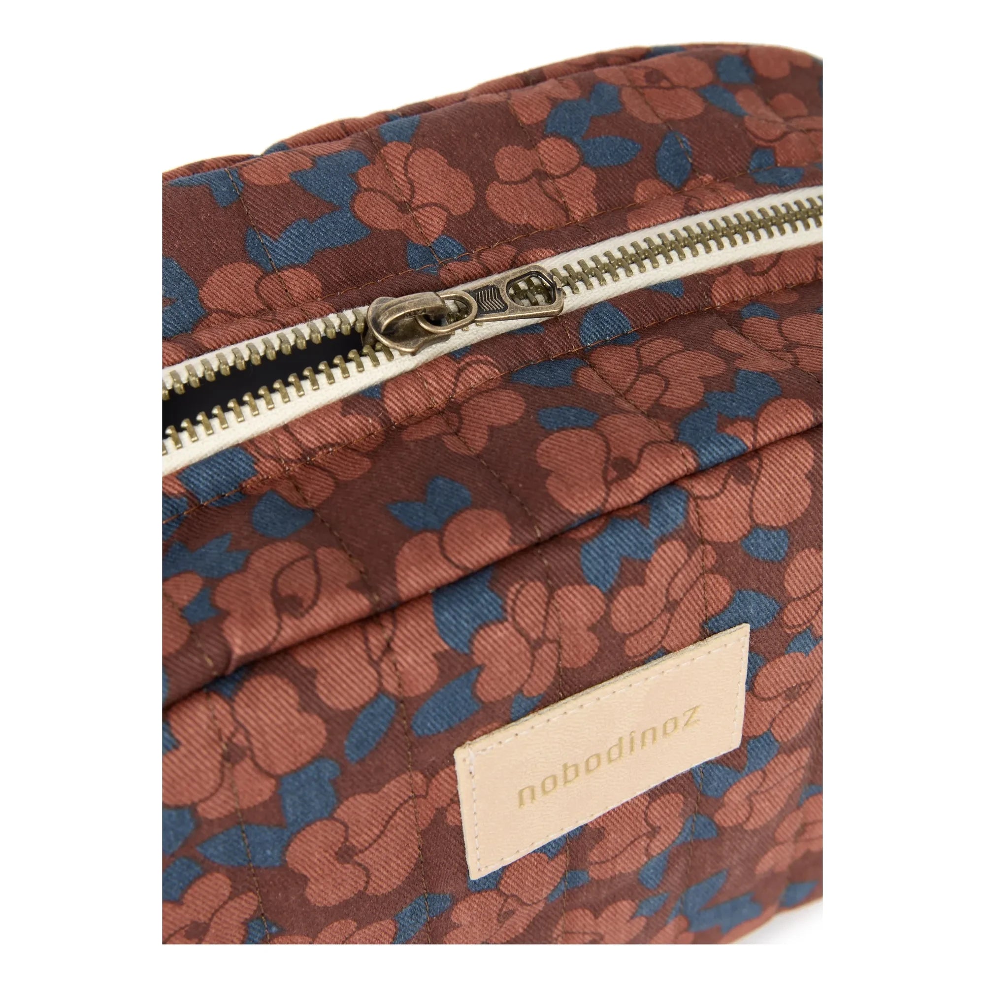 Nobodinoz - Hyde Park Amapolas Burdeos neceser impermeable | Rojo ladrillo