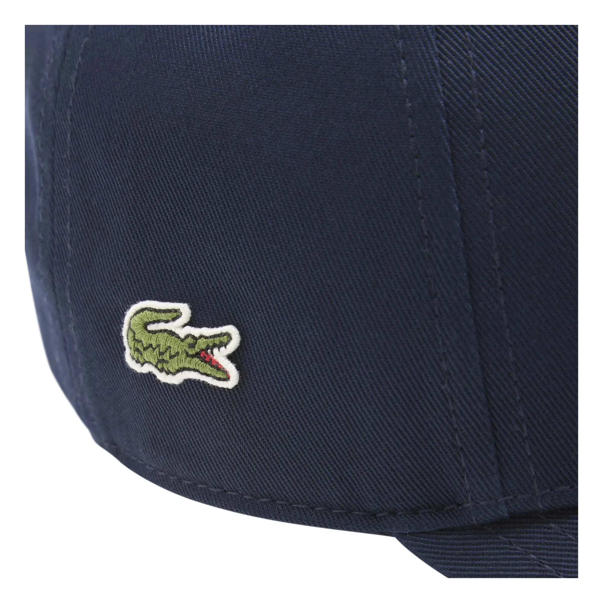 Gorra de algodón orgánico con el logo Lacoste | Azul marino