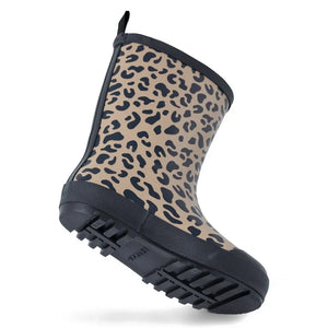 Liewood - Botas de lluvia Mason Leopardo | Marrón