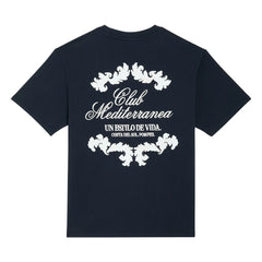 Pompeya - Camiseta Boxy Club Mediterranea | Azul Marino